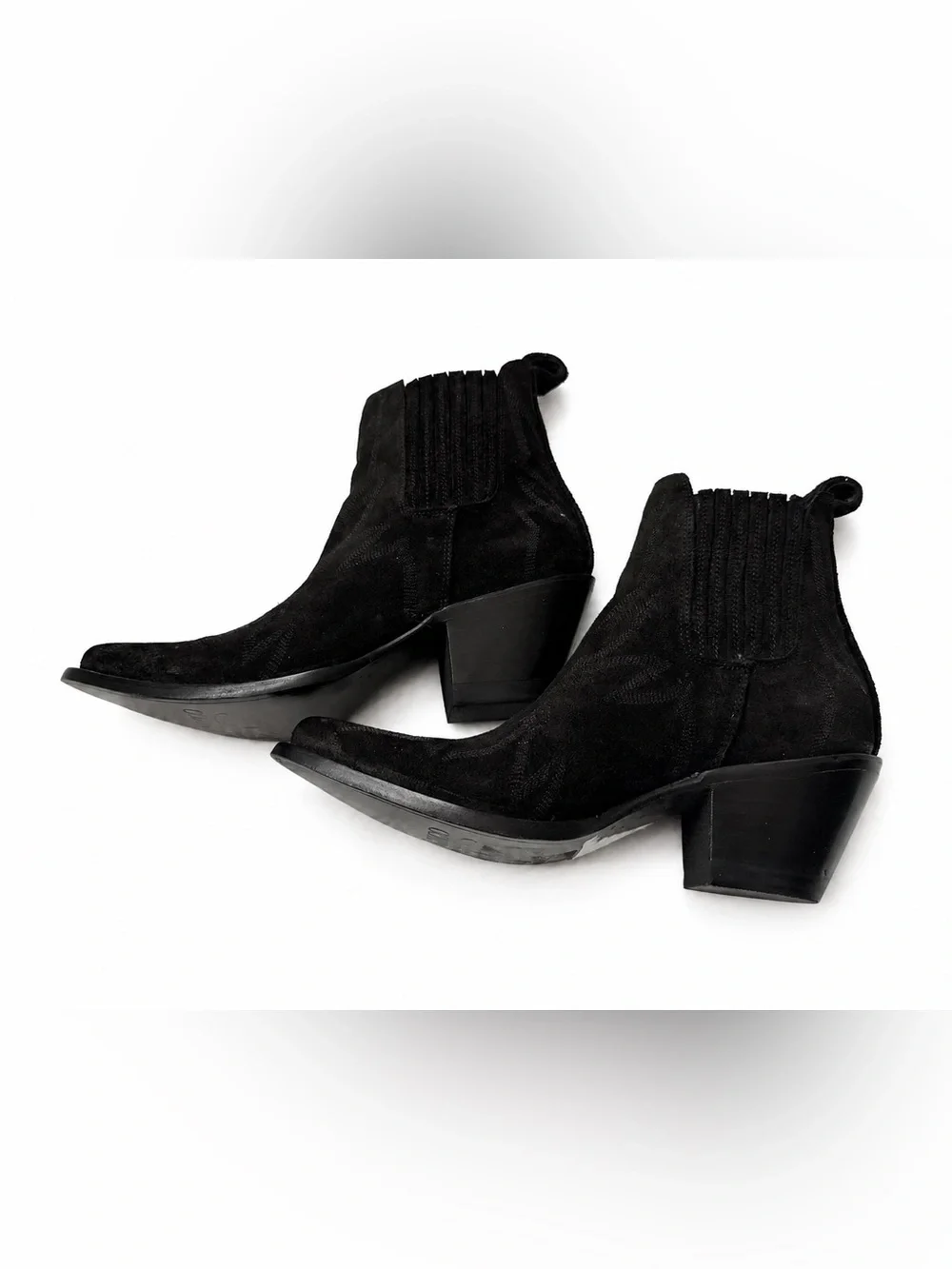 Old Gringo Vadia Black Leather Chelsea Booties 7.5 New With Box